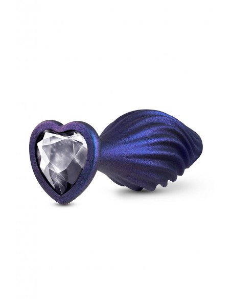 ANAL ADVENTURES MATRIX SWIRLING BLING PLUG SAPPHIRE