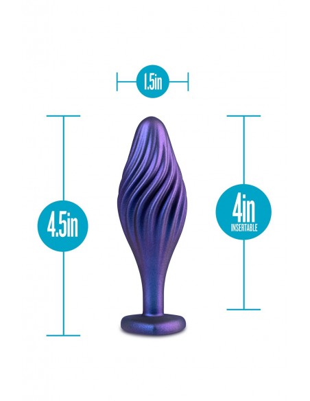 ANAL ADVENTURES MATRIX SWIRLING BLING PLUG SAPPHIRE