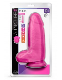 AU NATUREL BOLD CHUB 10 INCH DILDO PINK 2