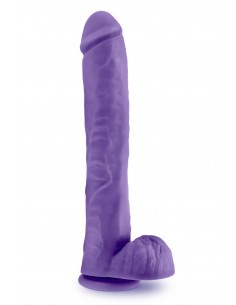 AU NATUREL BOLD DADDY 14 INCH DILDO PURPLE