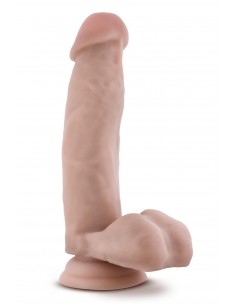 DR. SKIN DR. MARK 7 INCH DILDO WITH BALLS BEIGE