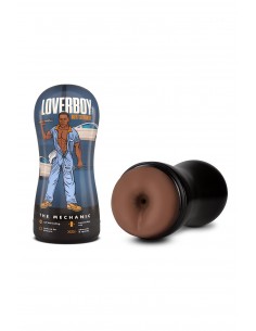LOVERBOY THE MECHANIC SELF LUBRICATING STROKER BROWN
