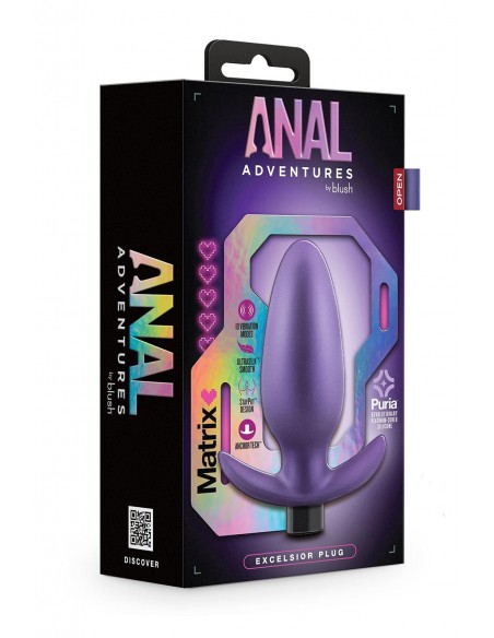 ANAL ADVENTURES MATRIX EXCELSIOR PLUG ASTRO VIOLET