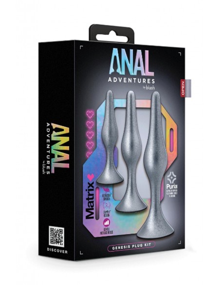ANAL ADVENTURES MATRIX GENESIS PLUG KIT STELLAR SILVER