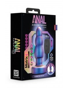ANAL ADVENTURES MATRIX KINETIK PLUG SPACE AGE BLUE 2