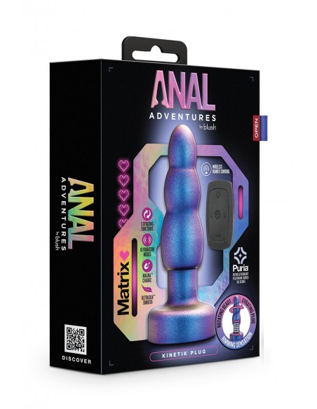 ANAL ADVENTURES MATRIX KINETIK PLUG SPACE AGE BLUE