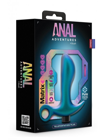 ANAL ADVENTURES MATRIX TELEPORTATION PLUG LUNAR BLUE