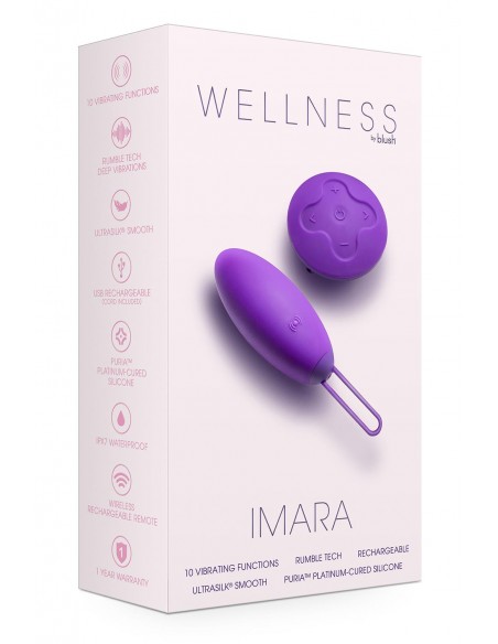 WELLNESS IMARA VIBRATING EGG WITH REMOTE