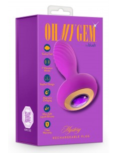 OH MY GEM CHARM PLUG AMETHYST 2