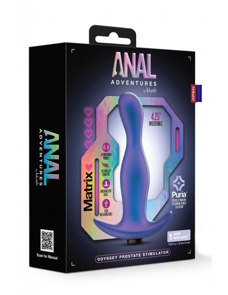 ANAL ADVENTURES MATRIX ODYSSEY PROSTATE STIMULATOR SPACE AGE BLUE