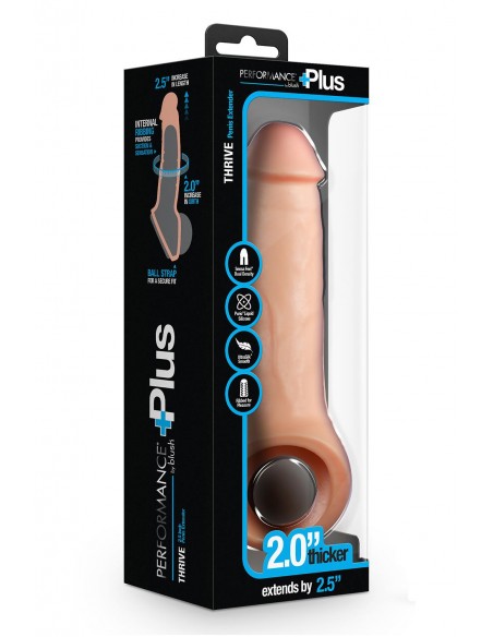 PERFORMANCE PLUS THRIVE 2.5 INCH SILICONE PENIS XTENDER BEIGE