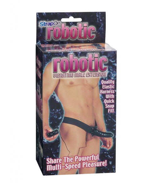 ROBOTIC MALE STRAP-ON BLACK