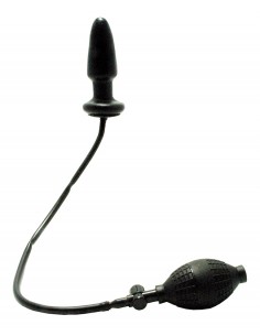 FANNY HILLS INFLATABLE AND VIBRATING BUTT PLUG BLACK