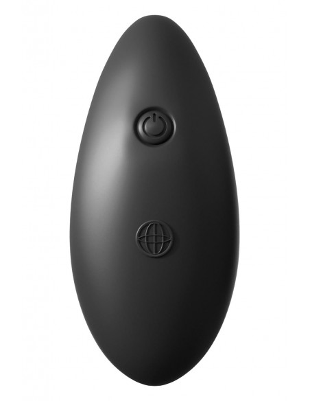 ANAL FANTASY COLLECTION COLLECTION REMOTE CONTROL SILICONE PLUG BLACK