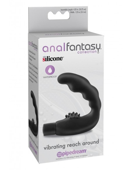 ANAL FANTASY COLLECTION VIBRATING REACH AROUND BLACK