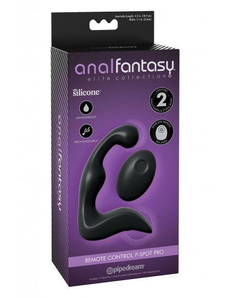 ANAL FANTASY ELITE REMOTE CONTROL P-SPOT PRO BLACK
