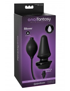 ANAL FANTASY ELITE INFLATABLE SILICONE BUTT PLUG BLACK 2
