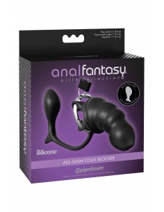 ANAL FANTASY ELITE ASS-GASM COCK BLOCKER BLACK 2