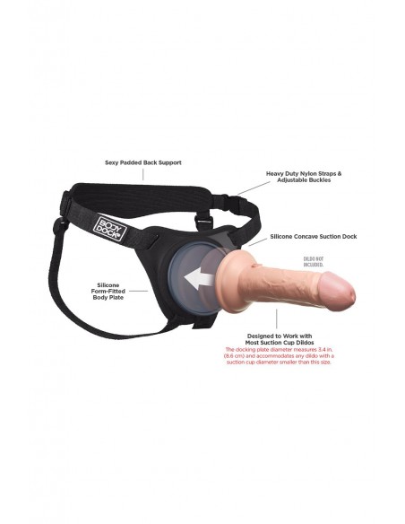 BODY DOCK ELITE HARNESS BLACK
