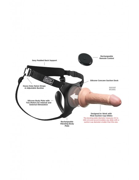 BODY DOCK G-SPOT PRO HARNESS BLACK