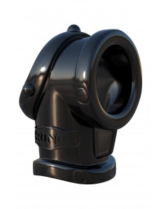 FANTASY C-RINGZ COCK PIPE WITH BALL-STRETCHER BLACK