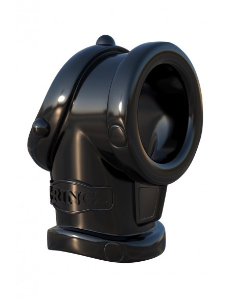 FANTASY C-RINGZ COCK PIPE WITH BALL-STRETCHER BLACK