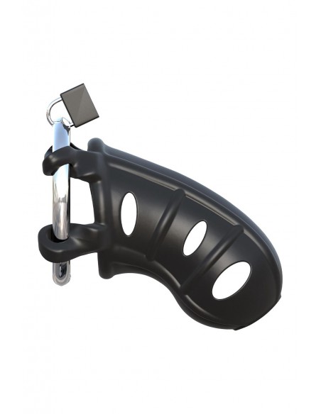 FANTASY C-RINGZ HARDCORE SILICONE COCK BLOCKER BLACK