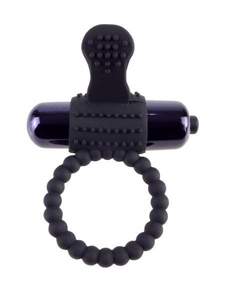 FANTASY C-RINGZ VIBRATING SILICONE SUPER RING BLACK