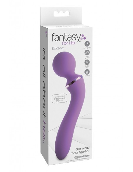 FANTASY FOR HER DUO WAND MASSAGE-HER PURPLE