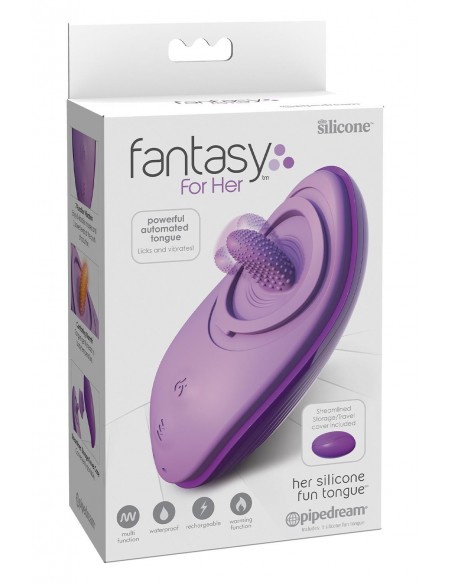 FANTASY FOR HER HER SILICONE FUN TONGUE PURPLE
