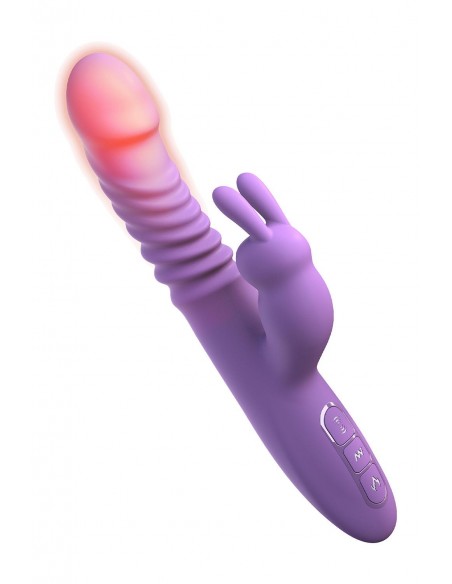 FANTASY FOR HER HER THRUSTING SILICONE RABBIT PURPLE