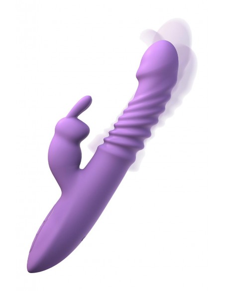 FANTASY FOR HER HER THRUSTING SILICONE RABBIT PURPLE