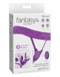 FANTASY FOR HER ULTIMATE G-SPOT BUTTERFLY STRAP-ON PURPLE 2