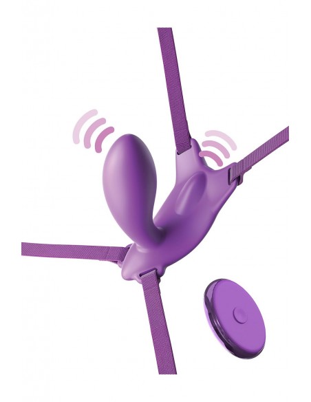 FANTASY FOR HER ULTIMATE G-SPOT BUTTERFLY STRAP-ON PURPLE