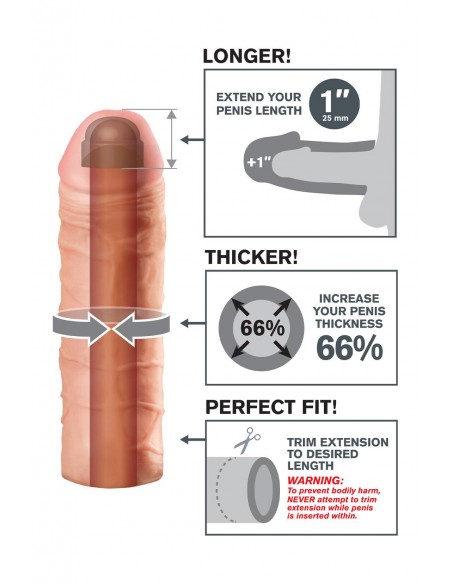 FANTASY X-TENSIONS MEGA 1 INCH EXTENSION LIGHT
