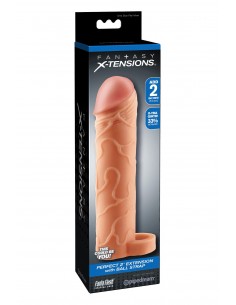FANTASY X-TENSIONS PERFECT 2 INCH EXTENSION WITH BALL STRAP LIGHT 2