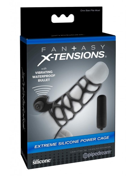 FANTASY X-TENSIONS EXTREME SILICONE POWER CAGE BLACK
