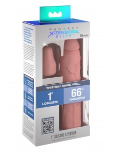 FANTASY X-TENSIONS ELITE 7 INCH SLEEVE WITH 1 INCH PLUG LIGHT 2