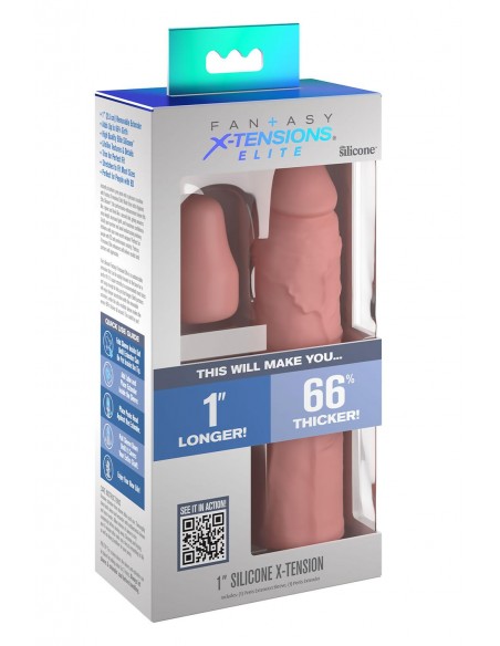 FANTASY X-TENSIONS ELITE 7 INCH SLEEVE WITH 1 INCH PLUG LIGHT