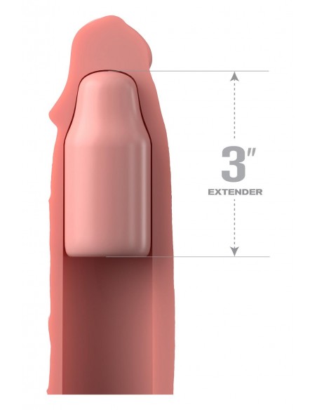 FANTASY X-TENSIONS ELITE 9 INCH SLEEVE WITH 3 INCH PLUG LIGHT
