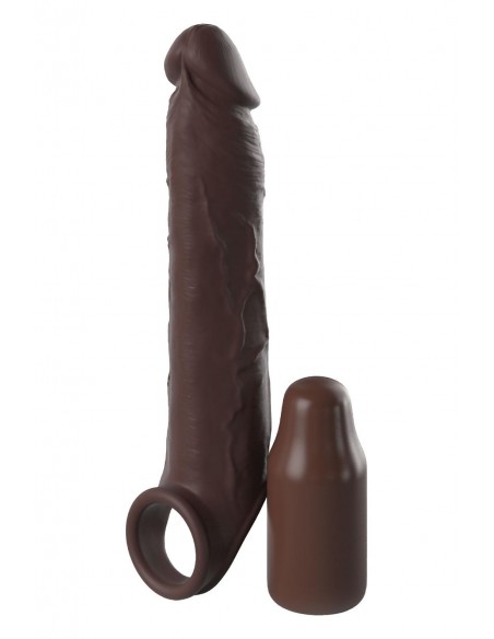 FANTASY X-TENSIONS ELITE 7 INCH EXTENSION WITH STRAP BROWN