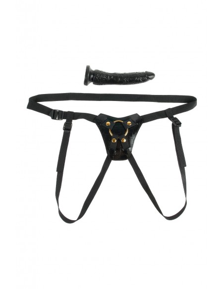 FETISH FANTASY GOLD DESIGNER STRAP-ON BLACK