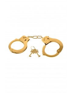 FETISH FANTASY GOLD METAL CUFFS GOLD