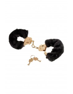 FETISH FANTASY GOLD DELUXE FURRY CUFFS GOLD