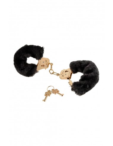 FETISH FANTASY GOLD DELUXE FURRY CUFFS GOLD