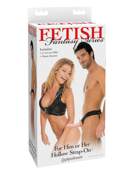 FETISH FANTASY SERIES FOR HIM OR HER HOLLOW STRAP-ON LIGHT