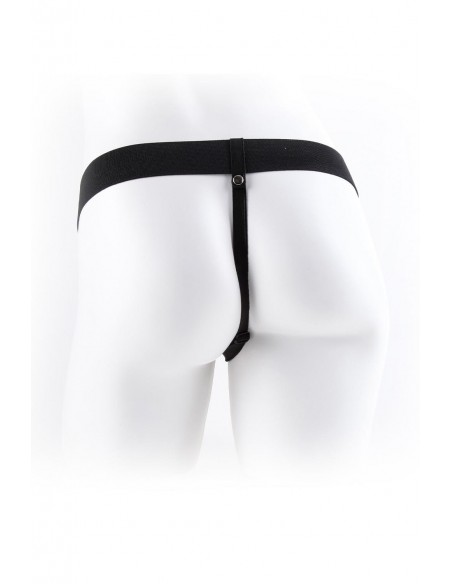 FETISH FANTASY SERIES 9 INCH HOLLOW STRAP-ON WITH BALLS LIGHT