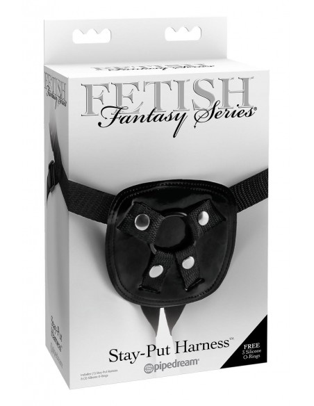 FETISH FANTASY SERIES STAY-PUT HARNESS BLACK