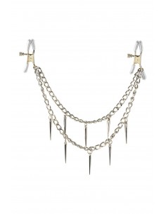 FETISH FANTASY SERIES ROCK HARD NIPPLE CLAMPS SILVER