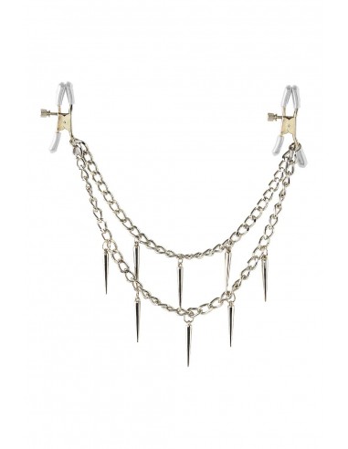 FETISH FANTASY SERIES ROCK HARD NIPPLE CLAMPS SILVER